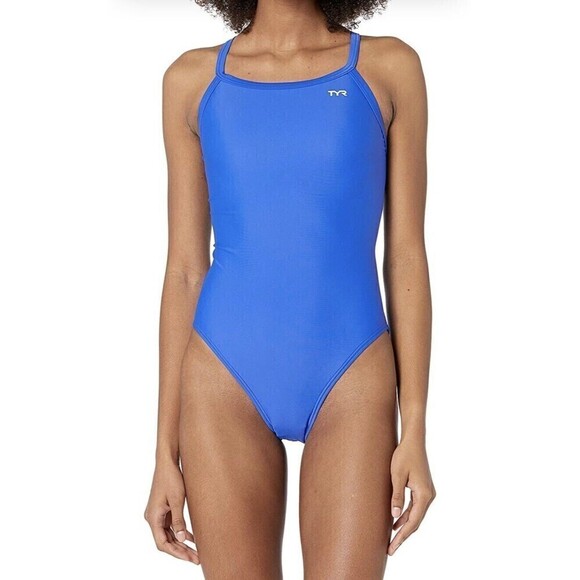 TYR Sport Women's Solid Diamondback Swimsuit SIZE 34 NEW - Picture 1 of 16